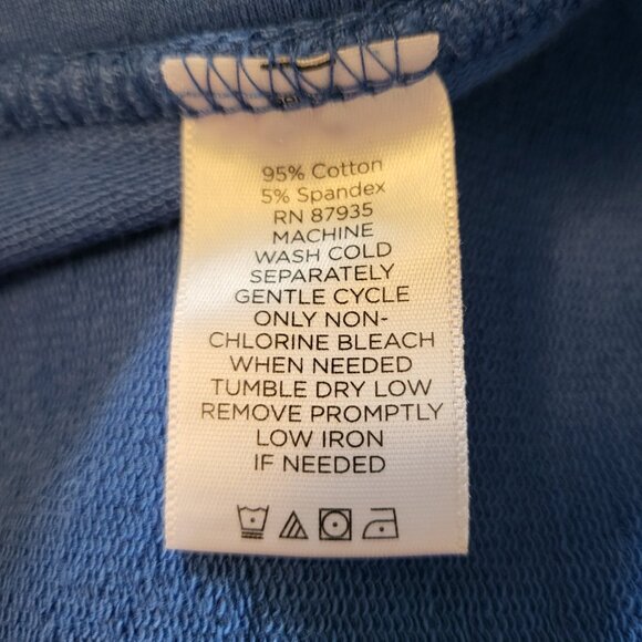 Susan Graver Weekend Pull On Bermuda Shorts Size 1X Paris Blue - Picture 7 of 7